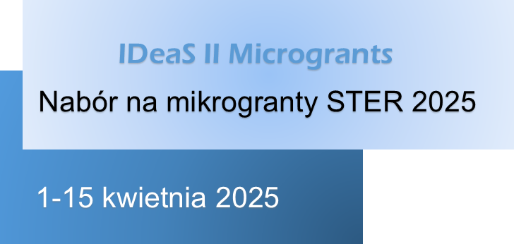 Nabór na mikrogranty IDeaS II